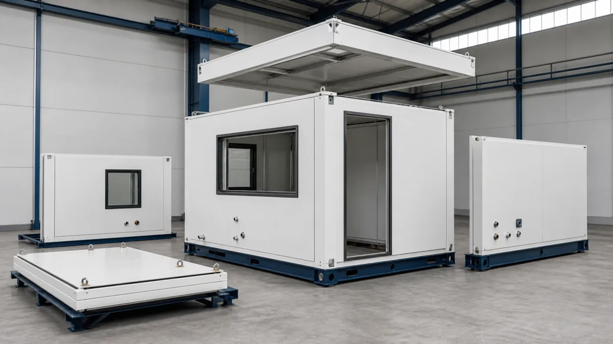 Planificación de cabinas modulares de PRFV para uso repetido