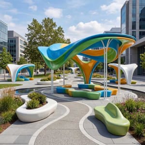 Estructuras para paisajismo urbano