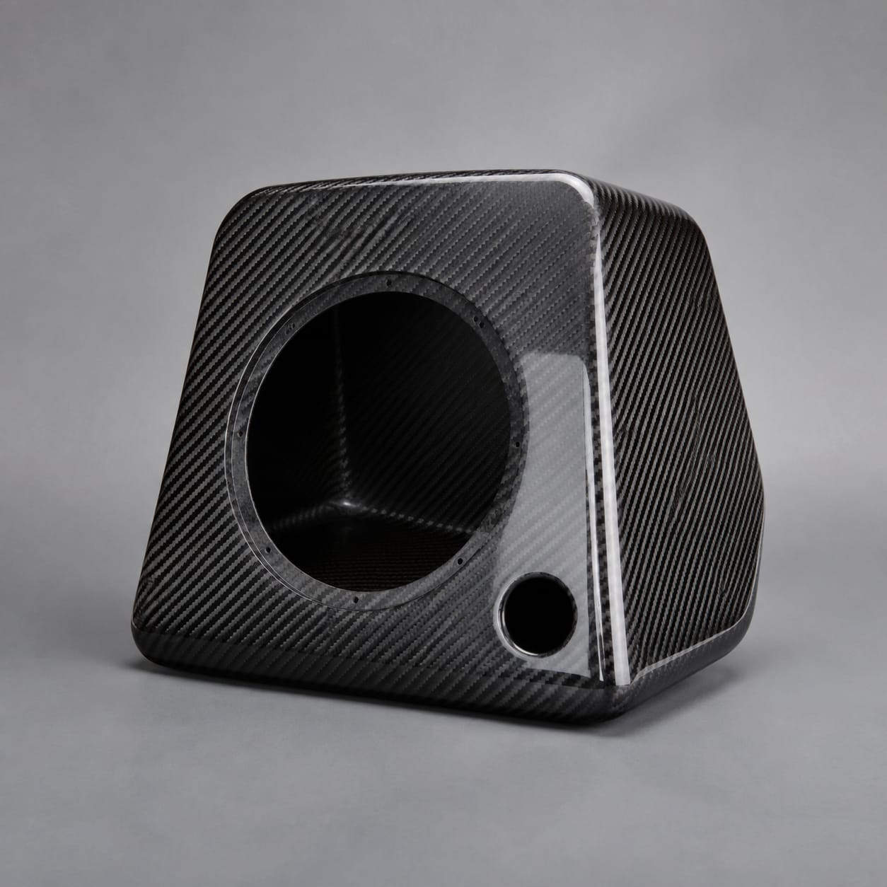 Caja acústica de fibra de carbono