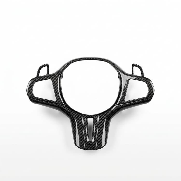 Fabricación a medida: Moldura de volante de fibra de carbono