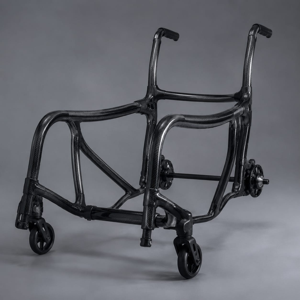 Bastidor de silla de ruedas de fibra de carbono