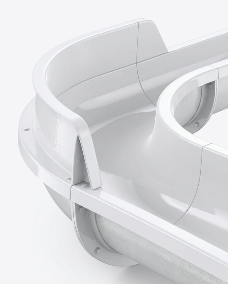 Moldes y fabricación del compuesto La ejecución se realiza en FRP.