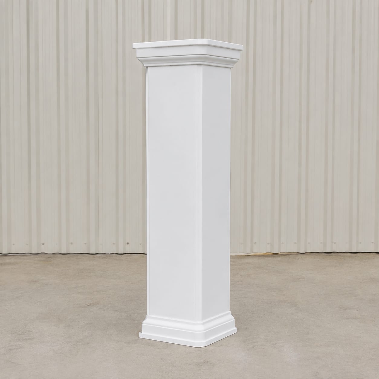 Revestimiento de columna de marquesina en FRP