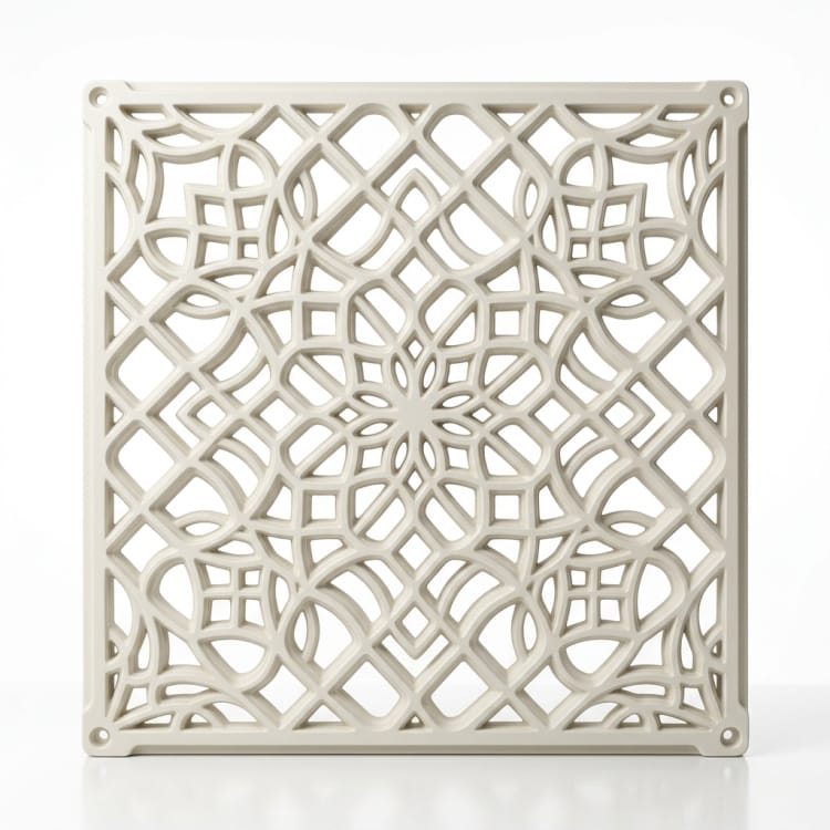 Panel parasol decorativo en FRP