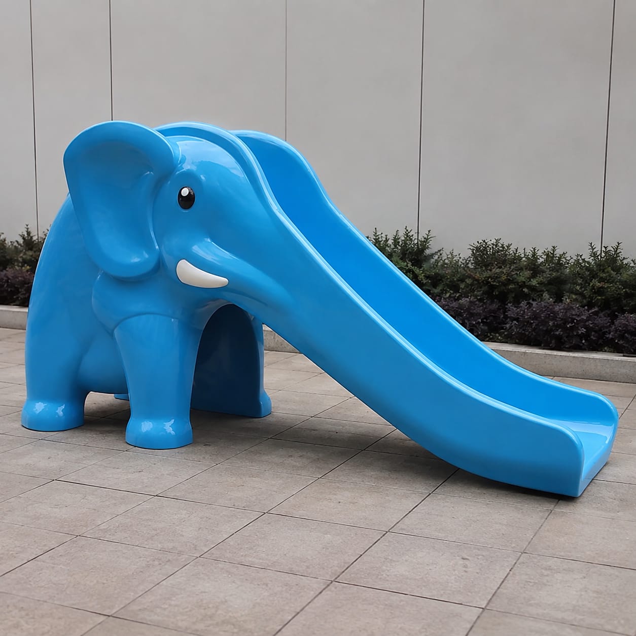 Tobogán infantil de elefante en FRP
