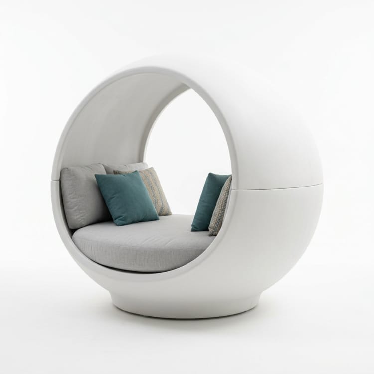 Módulo de asiento exterior en FRP