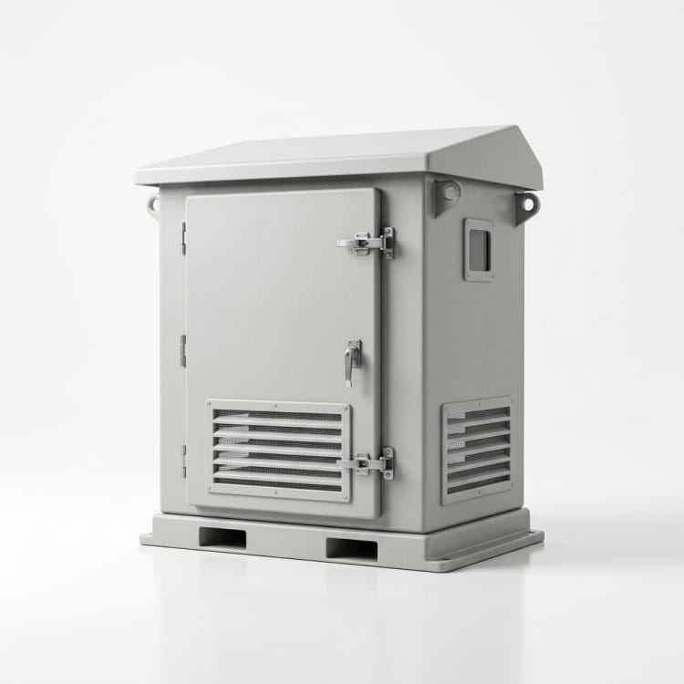Carcasa para transformador en FRP