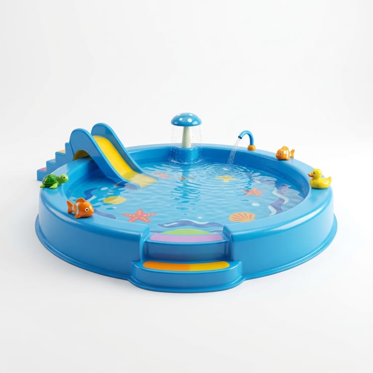 Fabricación a medida: Piscina infantil de chapoteo