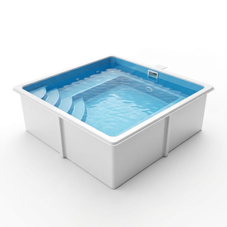 Fabricación a medida: Piscina en azotea